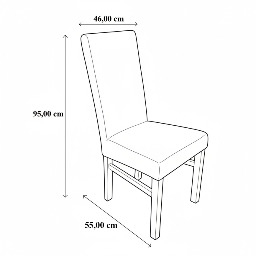 Καρέκλα τραπεζαρίας ALISON γκρι/λευκή