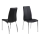 Καρέκλα τραπεζαρίας AMAL 1 τμχ μαύρο/ματ χρώμιο