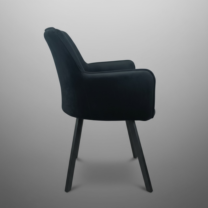 Καρέκλα τραπεζαρίας AMELIA μαύρη