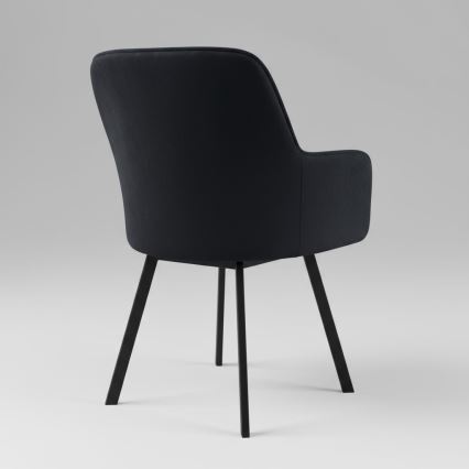 Καρέκλα τραπεζαρίας AMELIA μαύρη