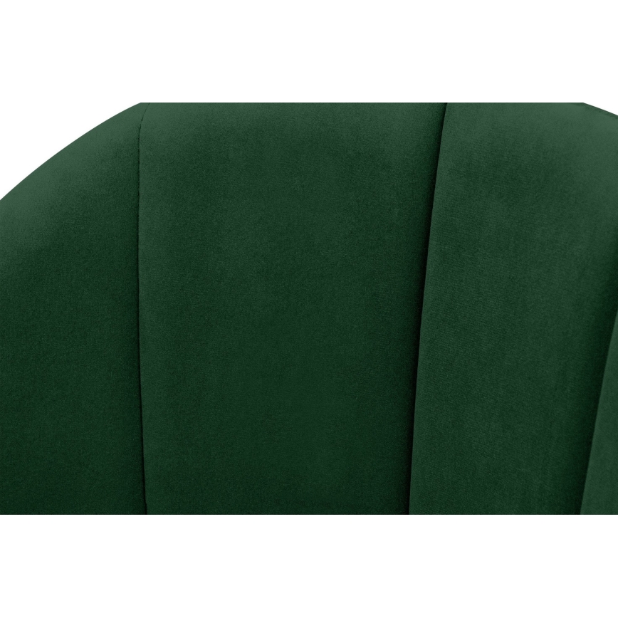 Καρέκλα τραπεζαρίας BOVIO 86x48 εκ. σκούρο πράσινο/οξιά