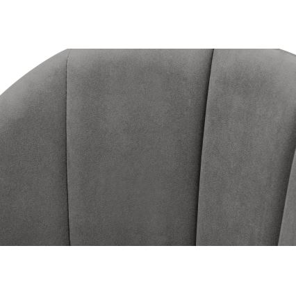 Καρέκλα τραπεζαρίας BOVIO 86x48 εκ. γκρι/οξιά