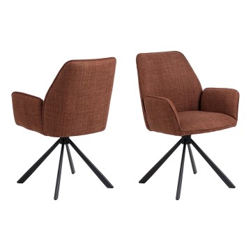 Καρέκλα τραπεζαρίας ESME 1 τμχ πορτοκαλί