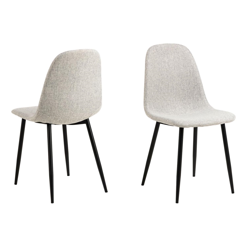 Καρέκλα τραπεζαρίας KAIA 1 τμχ ανοιχτό γκρι