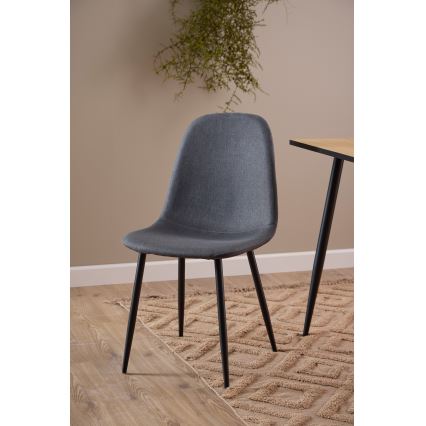 Καρέκλα τραπεζαρίας KAIA 1 τμχ σκούρο γκρι