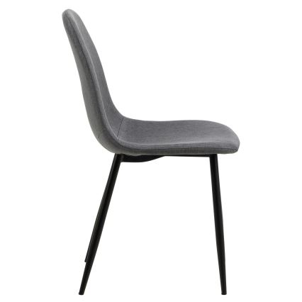 Καρέκλα τραπεζαρίας KAIA 1 τμχ σκούρο γκρι