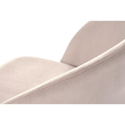 Καρέκλα τραπεζαρίας KVEL, 1 τεμ., σε κρεμ απόχρωση
