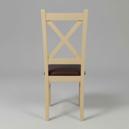 Καρέκλα τραπεζαρίας NATE σε χρώμα δρυς Sonoma/σκούρο καφέ