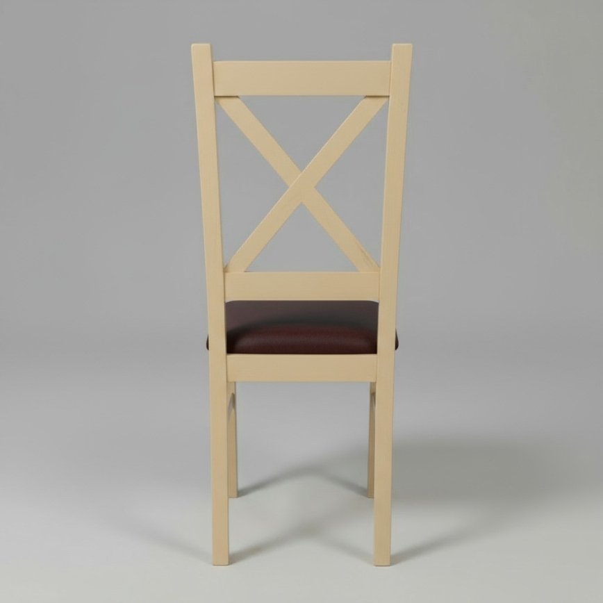 Καρέκλα τραπεζαρίας NATE σε χρώμα δρυς Sonoma/σκούρο καφέ