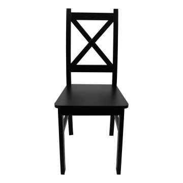 Καρέκλα τραπεζαρίας NATE μαύρη