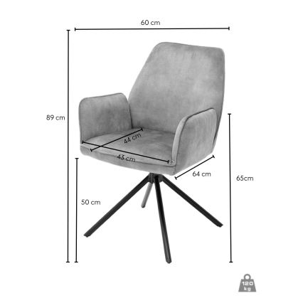 Καρέκλα τραπεζαρίας NEXORO, 1 τεμ., πορτοκαλί