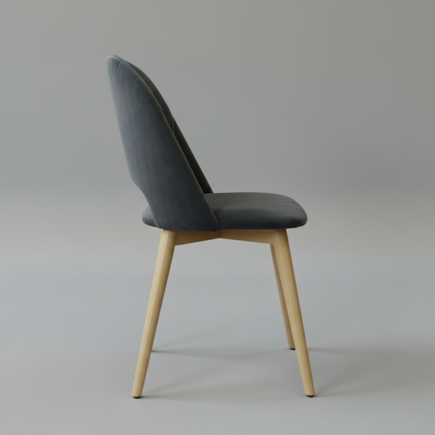 Καρέκλα τραπεζαρίας THEO σε σκούρο γκρι