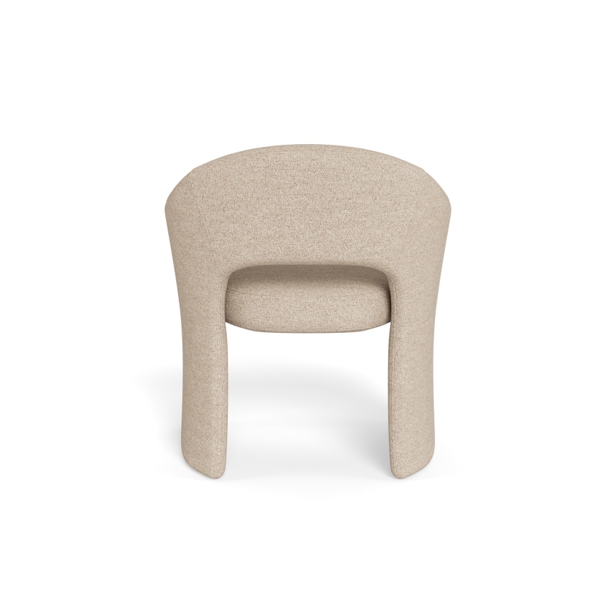 Καρέκλα τραπεζαρίας με μπράτσα TORI μπεζ