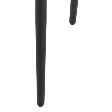 Καρέκλα τραπεζαρίας με μπράτσα AYLIN 1 τμχ σκούρο γκρι