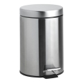 Κάδος απορριμμάτων 20x28 εκ. από ανοξείδωτο ατσάλι — ασημί