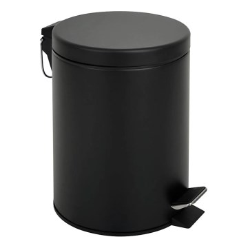Κάδος απορριμμάτων 3 l, μαύρος