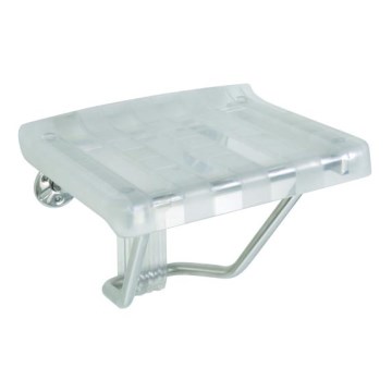 Κάθισμα ντους 38x46 εκ., ασημένιο