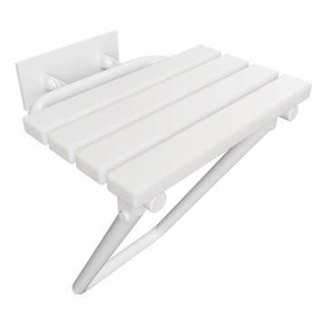 Κάθισμα ντους 44x46 εκ. λευκό