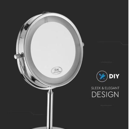 Καθρέφτης καλλωπισμού LED LED/3W/6V IP44