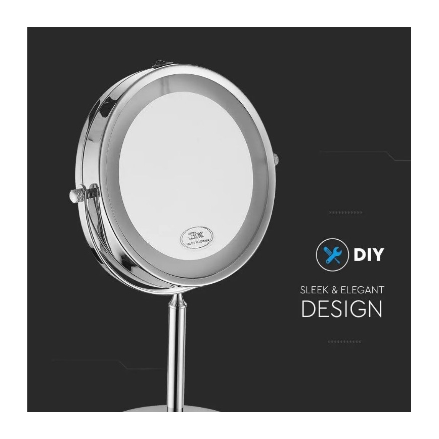 Καθρέφτης καλλωπισμού LED LED/3W/6V IP44