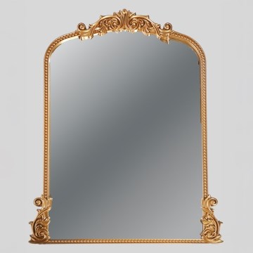 Καθρέφτης τοίχου 114x86x2,7 cm χρυσό