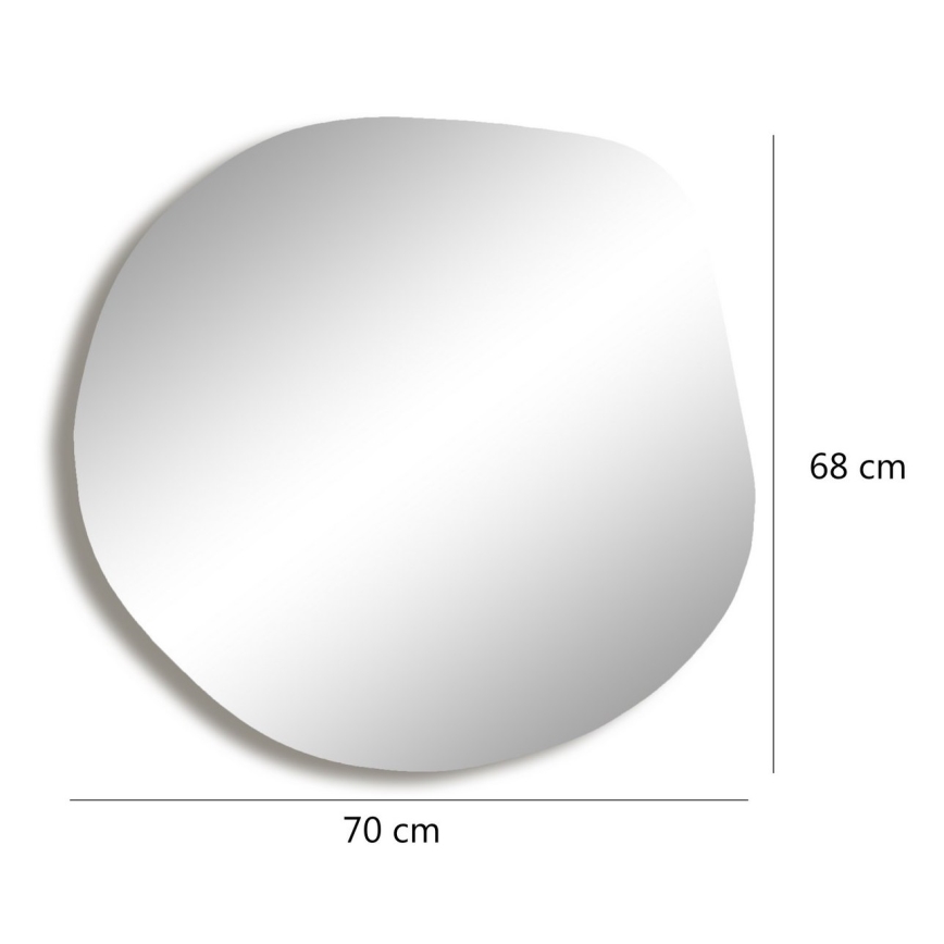 Καθρέφτης τοίχου ASSO 70x67 cm χρυσαφί