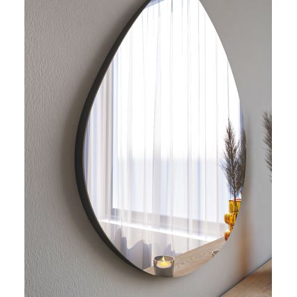 Καθρέφτης τοίχου BESSO 60x60 cm μαύρο