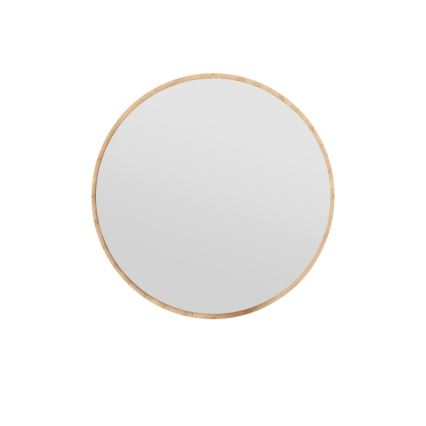 Καθρέφτης τοίχου OZZE διάμετρος 60 cm καφέ