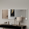 Καθρέφτης τοίχου TRIO 120x40 cm γυαλιστερό χρώμιο
