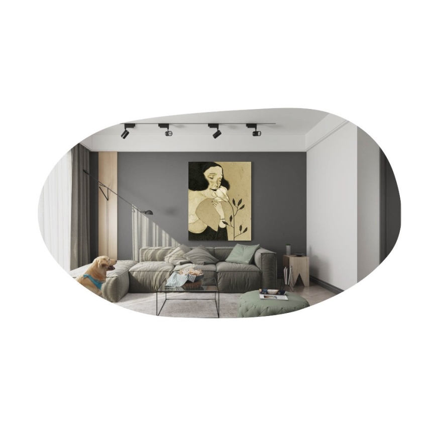 Καθρέφτης τοίχου VANOMI 89x52 cm