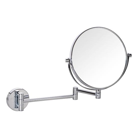 Καθρέφτης μακιγιάζ 23x28 cm, ασημί