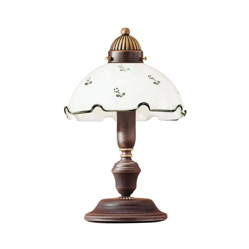 Καθολικό ανταλλακτικό γυαλί NONNA E27, διάμ. 20 εκ., λευκό/πράσινο