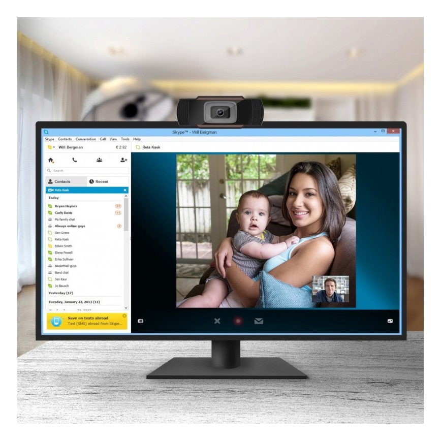 Κάμερα Web 1080P με μικρόφωνο