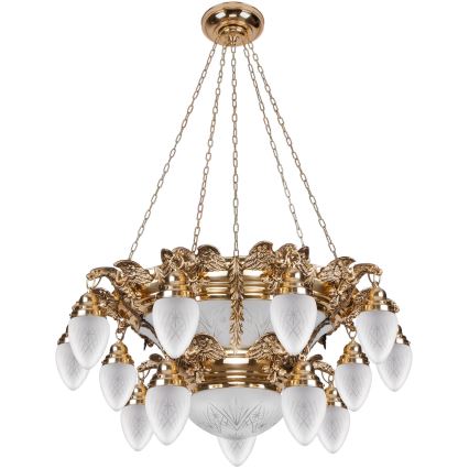 Kemar OW150 - Πολύφωτο OURO EAGLE 15xE27/60W/230V + 6xE27/100W/230V