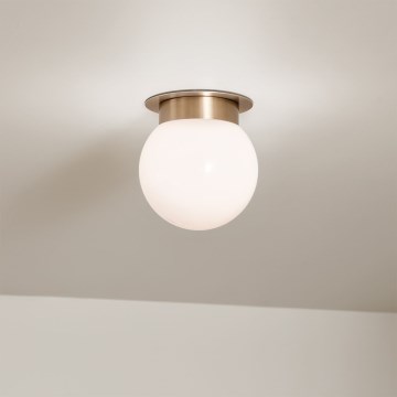 Kichler KL-ALBERS-F-G-CPZ-Φωτιστικό οροφής ALBERS 1xE27/40W/230V Ø20,3 εκ. χρυσό