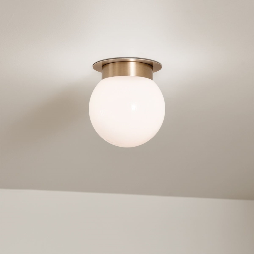 Kichler KL-ALBERS-F-G-CPZ-Φωτιστικό οροφής ALBERS 1xE27/40W/230V Ø20,3 εκ. χρυσό