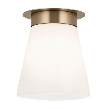Kichler - Φωτιστικό οροφής ALBERS 1xE27/40W/230V διάμ. 21,6 cm μπρονζέ