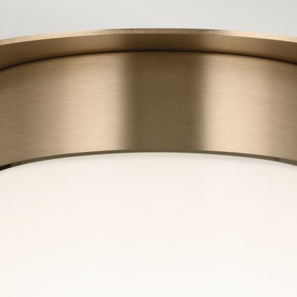 Kichler - Φωτιστικό οροφής ALBERS 1xE27/40W/230V διάμ. 21,6 cm μπρονζέ