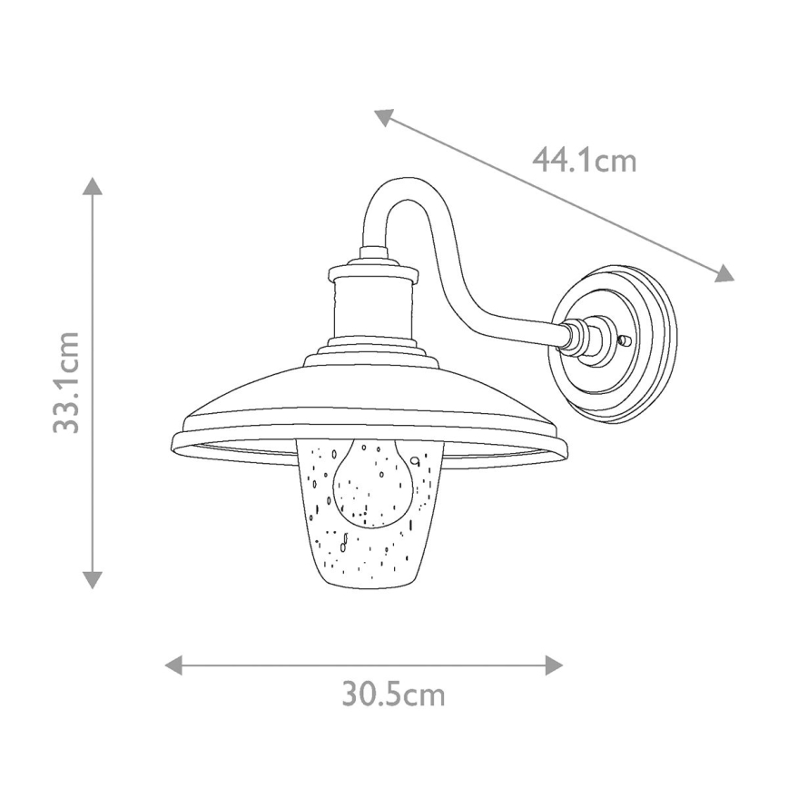 Kichler - Φωτιστικό εξωτερικού χώρου ALLENBURY 1xE27/40W/230V IP44