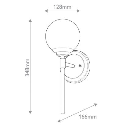 Kichler - LED Επιτοίχιο φωτιστικό μπάνιου BENNO 2xG9/3W/230V χρυσό IP44
