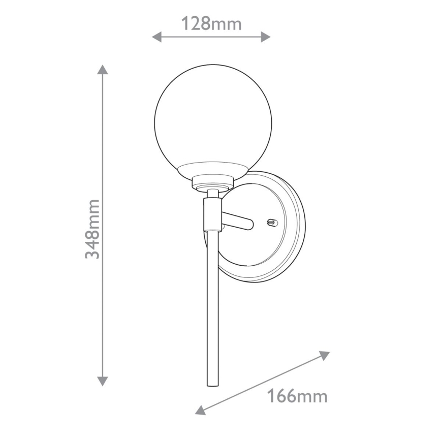 Kichler - LED Επιτοίχιο φωτιστικό μπάνιου BENNO 2xG9/3W/230V χρυσό IP44