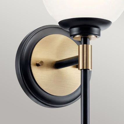 Kichler - LED Επιτοίχιο φωτιστικό μπάνιου BENNO 2xG9/3W/230V χρυσό IP44