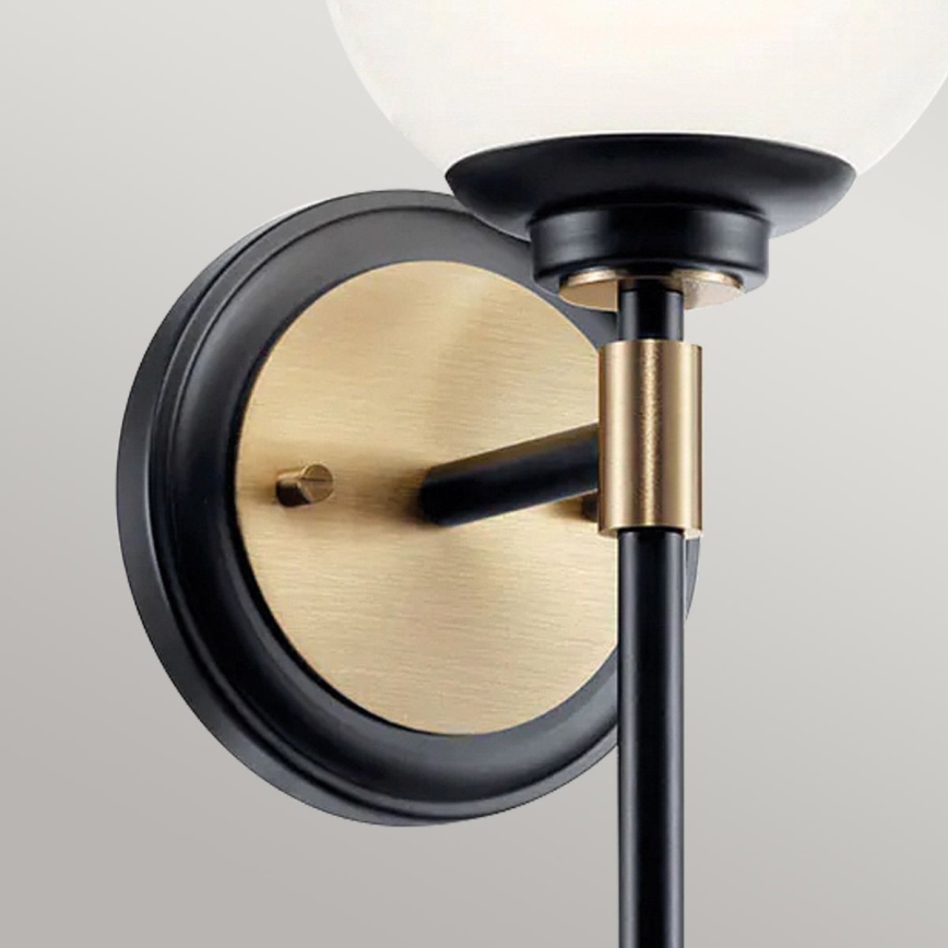 Kichler - LED Επιτοίχιο φωτιστικό μπάνιου BENNO 2xG9/3W/230V χρυσό IP44