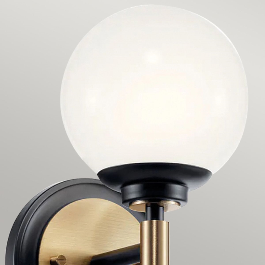 Kichler - LED Επιτοίχιο φωτιστικό μπάνιου BENNO 2xG9/3W/230V χρυσό IP44