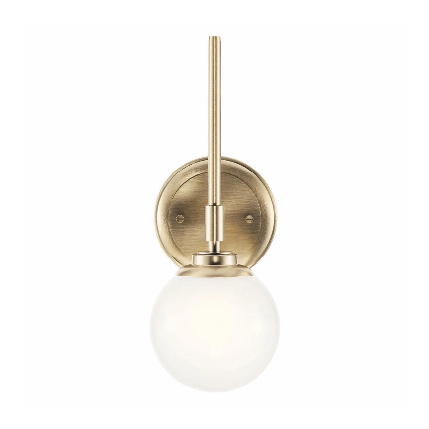 Kichler - Φωτιστικό τοίχου μπάνιου LED BENNO 1xG9/3W/230V IP44 ορείχαλκος