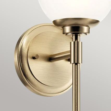 Kichler - Φωτιστικό τοίχου μπάνιου LED BENNO 1xG9/3W/230V IP44 ορείχαλκος