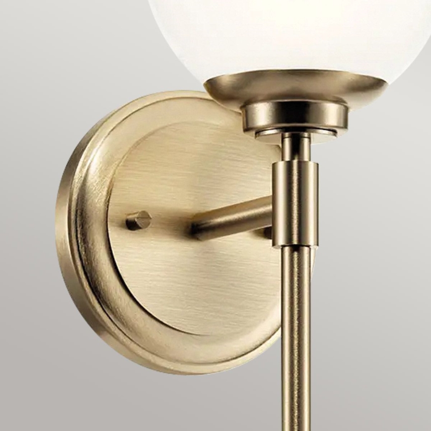 Kichler - Φωτιστικό τοίχου μπάνιου LED BENNO 1xG9/3W/230V IP44 ορείχαλκος