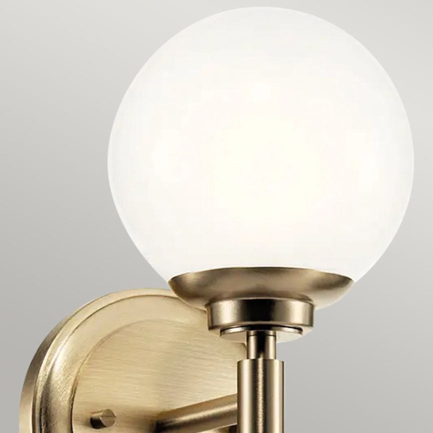 Kichler - Φωτιστικό τοίχου μπάνιου LED BENNO 1xG9/3W/230V IP44 ορείχαλκος