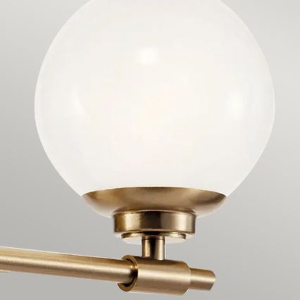 Kichler - Φωτιστικό τοίχου μπάνιου LED BENNO 2xG9/3W/230V IP44 ορείχαλκος