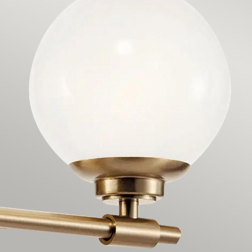 Kichler - Φωτιστικό τοίχου μπάνιου LED BENNO 2xG9/3W/230V IP44 ορείχαλκος